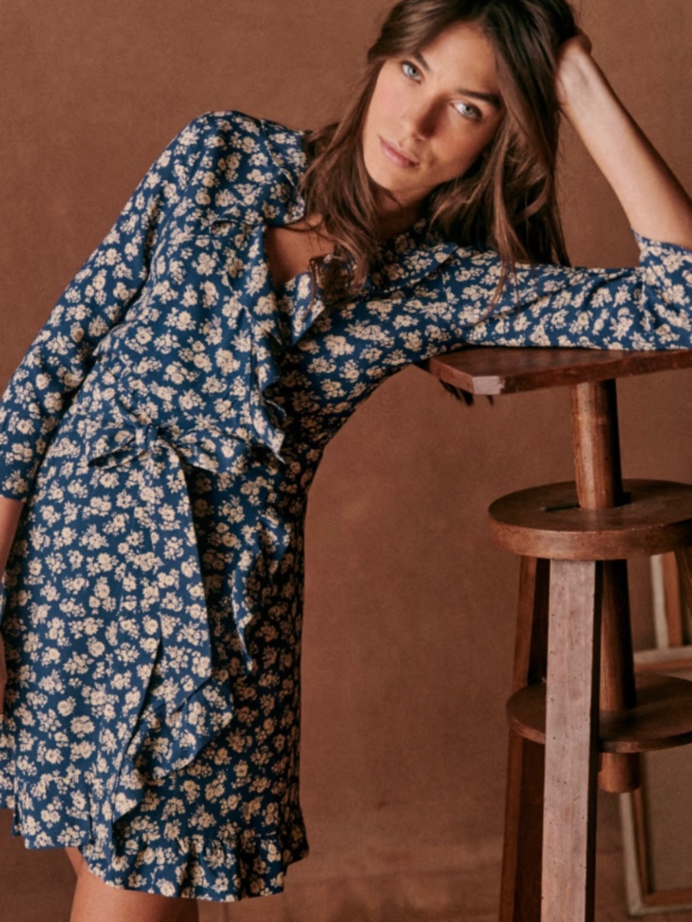 Sézane Asianne Dress Cara Print